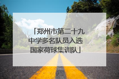 郑州市第二十九中学多名队员入选国家荷球集训队