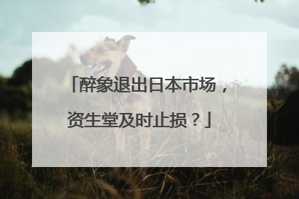 醉象退出日本市场，资生堂及时止损？