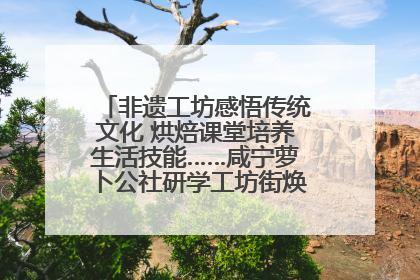 非遗工坊感悟传统文化 烘焙课堂培养生活技能……咸宁萝卜公社研学工坊街焕新迎“双节”