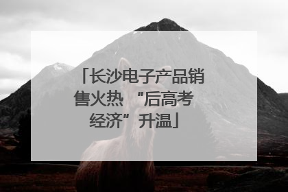 长沙电子产品销售火热 “后高考经济”升温