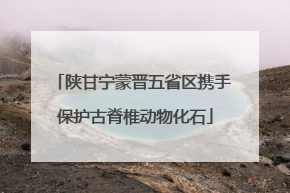 陕甘宁蒙晋五省区携手保护古脊椎动物化石