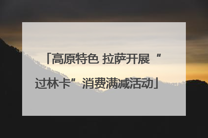 高原特色 拉萨开展“过林卡”消费满减活动
