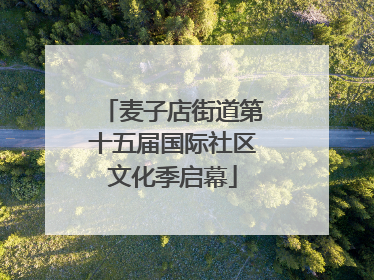 麦子店街道第十五届国际社区文化季启幕