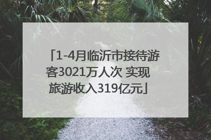 1-4月临沂市接待游客3021万人次 实现旅游收入319亿元