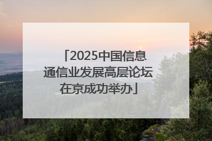 2025中国信息通信业发展高层论坛在京成功举办