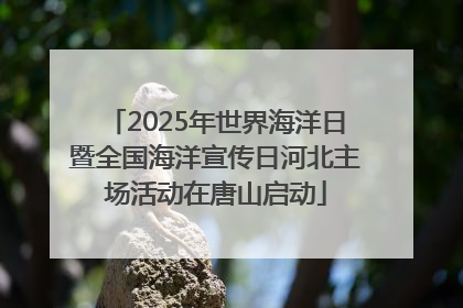 2025年世界海洋日暨全国海洋宣传日河北主场活动在唐山启动