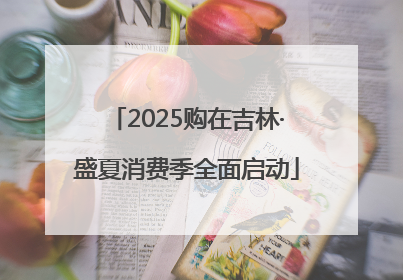 2025购在吉林·盛夏消费季全面启动