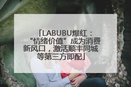 LABUBU爆红：“情绪价值”成为消费新风口，激活顺丰同城等第三方即配